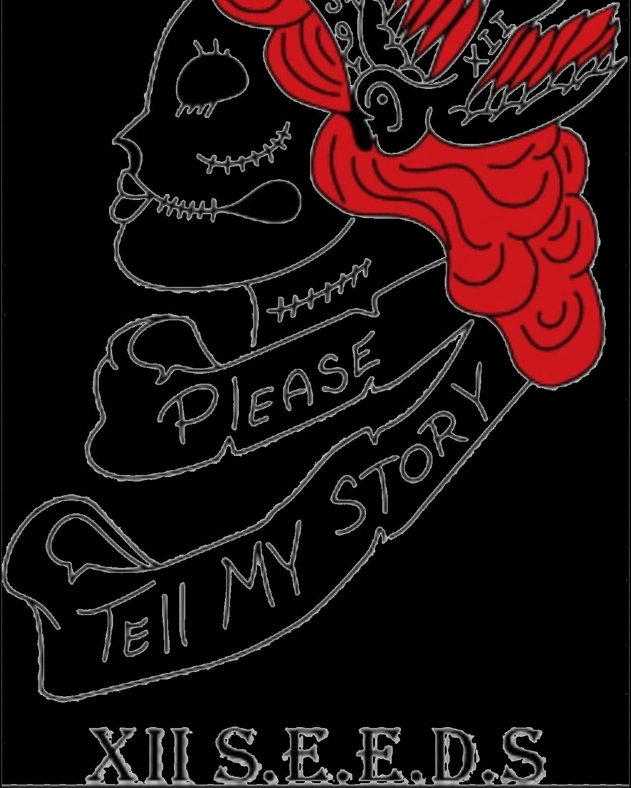 "Please Tell My Story" logo
