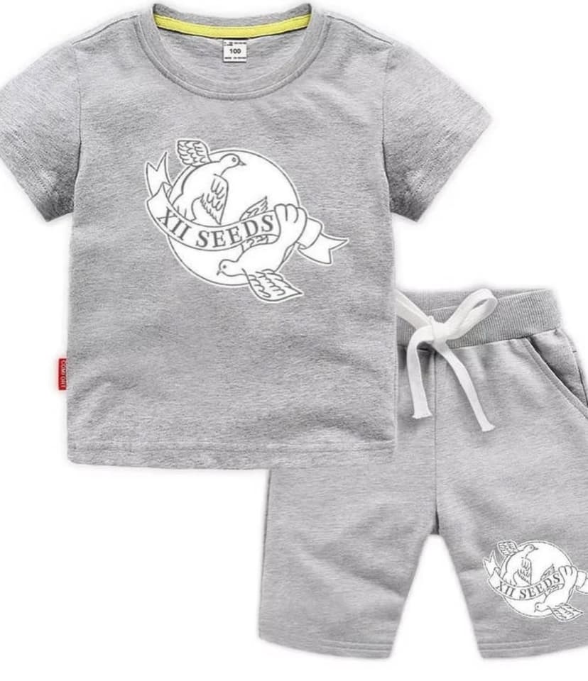 Kids Dove Tee & Shorts Set