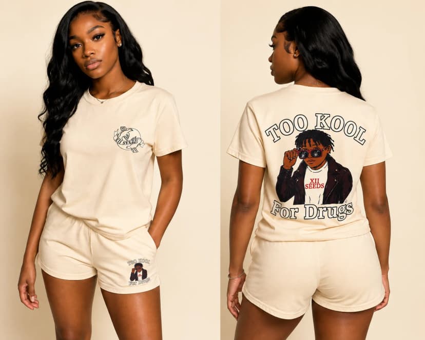 Too Kool For Drugs Female Short Set