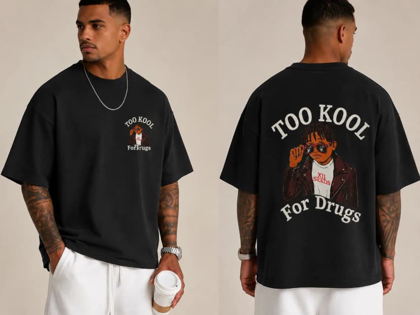 Too Kool For Drugs Tee
